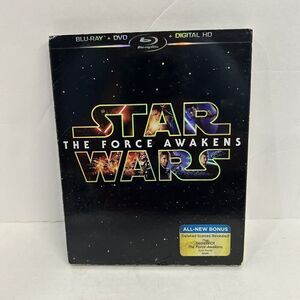 Star Wars: The Force Awakens 3 Disc (Blu-ray/DVD/Digital HD) DVDs Free Ship